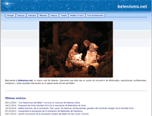Tablet Screenshot of belenismo.net